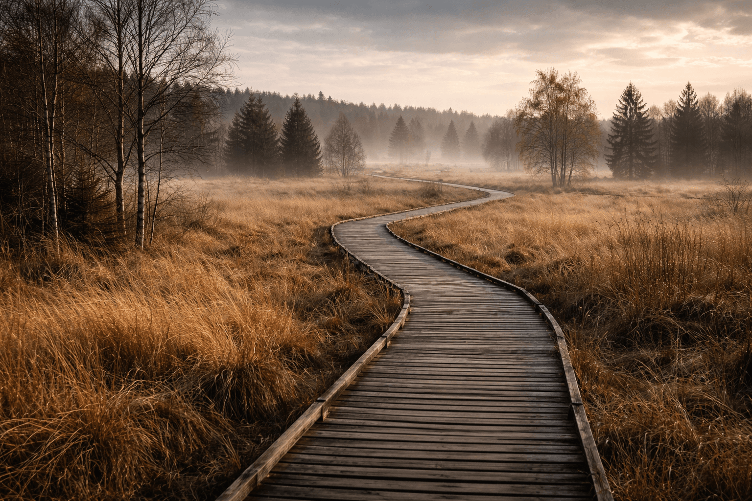 Hohes Venn – Eines der ältesten Hochmoore Europas mit faszinierenden Stegwanderwegen.